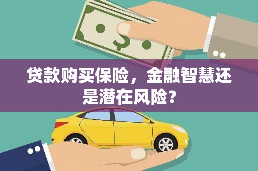 嵊州贷款购买保险，金融智慧还是潜在风险？