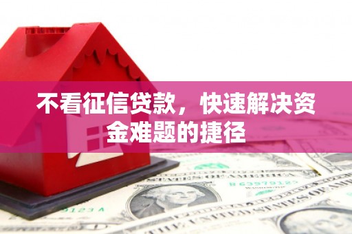 嵊州不看征信贷款，快速解决资金难题的捷径