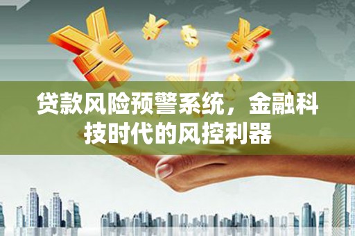 嵊州贷款风险预警系统，金融科技时代的风控利器