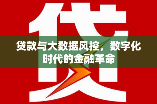 嵊州贷款与大数据风控，数字化时代的金融革命