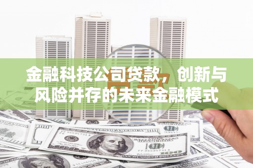 嵊州金融科技公司贷款，创新与风险并存的未来金融模式