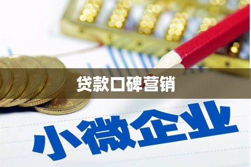 嵊州贷款口碑营销