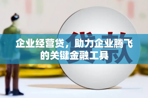 嵊州企业经营贷，助力企业腾飞的关键金融工具