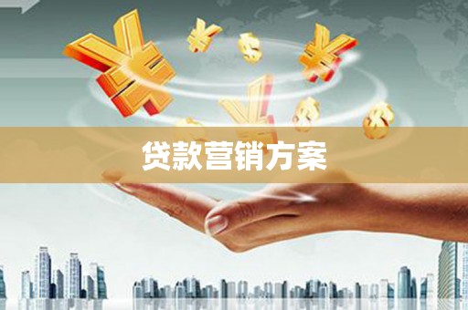 嵊州贷款营销方案