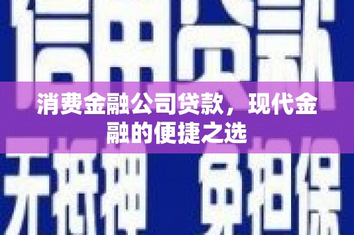 嵊州消费金融公司贷款，现代金融的便捷之选