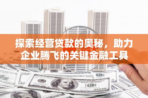 嵊州探索经营贷款的奥秘，助力企业腾飞的关键金融工具
