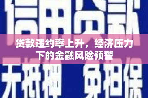 嵊州贷款违约率上升，经济压力下的金融风险预警