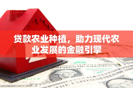 嵊州贷款农业种植，助力现代农业发展的金融引擎