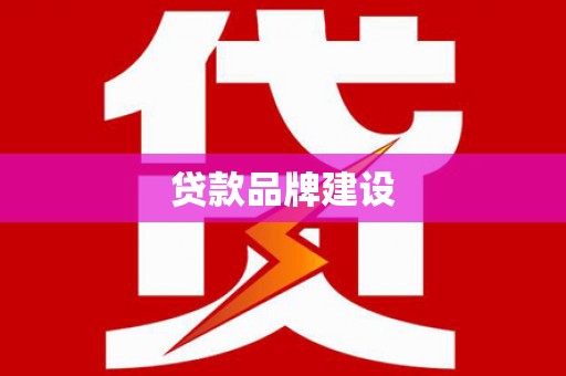 嵊州贷款品牌建设