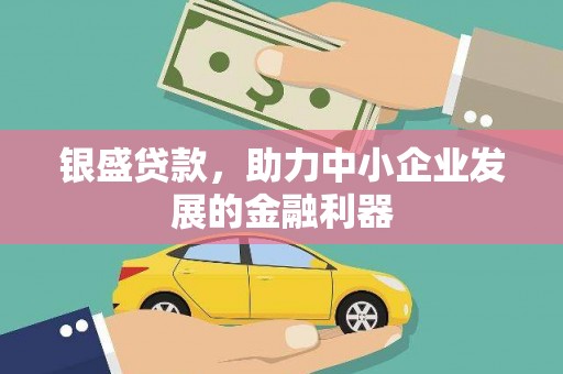 嵊州银盛贷款，助力中小企业发展的金融利器