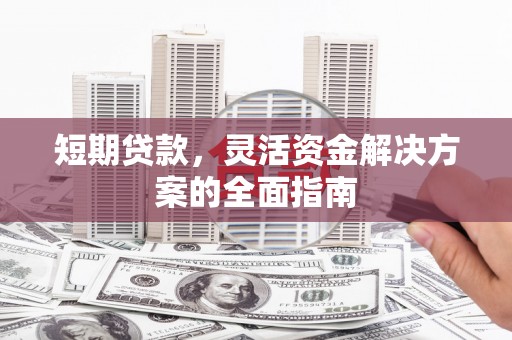 嵊州短期贷款，灵活资金解决方案的全面指南
