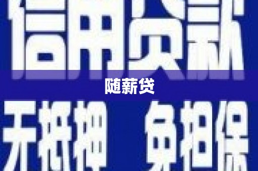 嵊州随薪贷