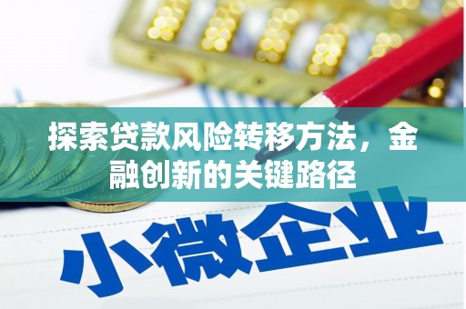 嵊州探索贷款风险转移方法，金融创新的关键路径