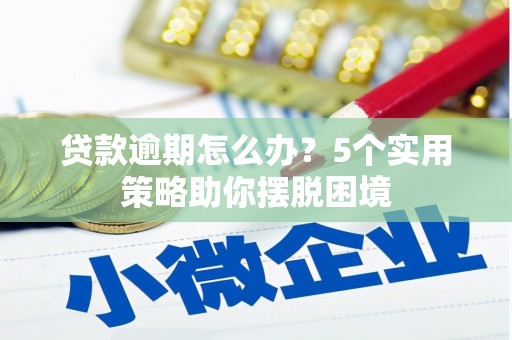 嵊州贷款逾期怎么办？5个实用策略助你摆脱困境