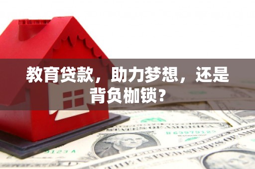 嵊州教育贷款，助力梦想，还是背负枷锁？