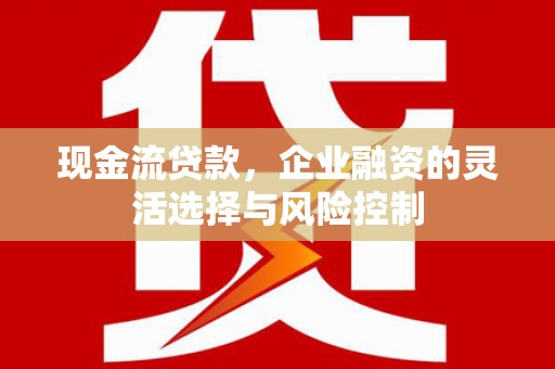 嵊州现金流贷款，企业融资的灵活选择与风险控制