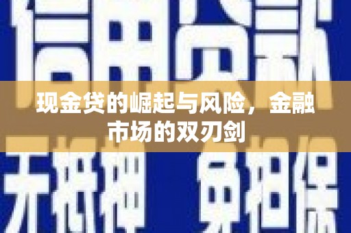 嵊州现金贷的崛起与风险，金融市场的双刃剑