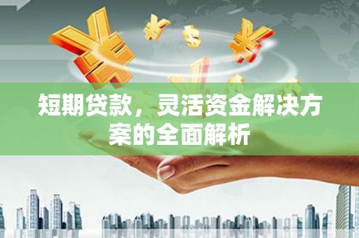 嵊州短期贷款，灵活资金解决方案的全面解析