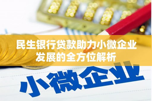 嵊州民生银行贷款助力小微企业发展的全方位解析