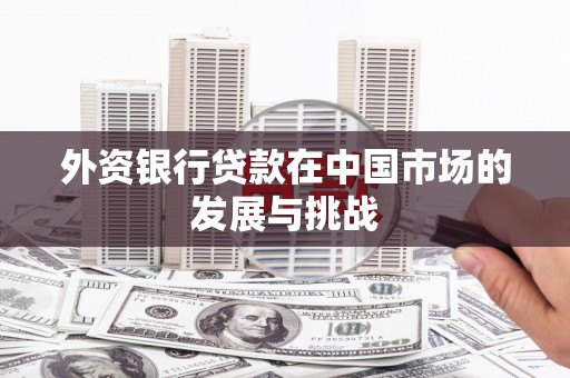 嵊州外资银行贷款在中国市场的发展与挑战