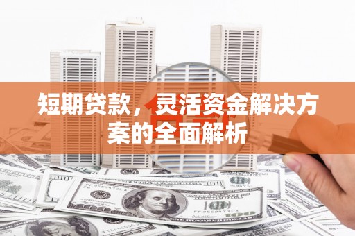 嵊州短期贷款，灵活资金解决方案的全面解析