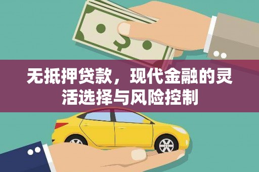 嵊州无抵押贷款，现代金融的灵活选择与风险控制