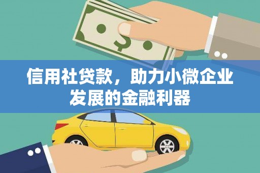 嵊州信用社贷款，助力小微企业发展的金融利器