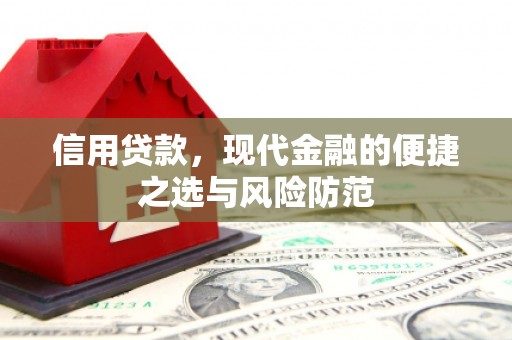 嵊州信用贷款，现代金融的便捷之选与风险防范