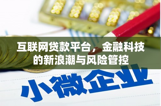 嵊州互联网贷款平台，金融科技的新浪潮与风险管控
