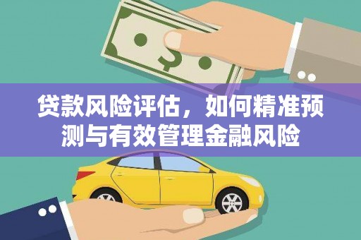 嵊州贷款风险评估，如何精准预测与有效管理金融风险