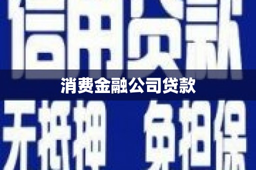 嵊州消费金融公司贷款