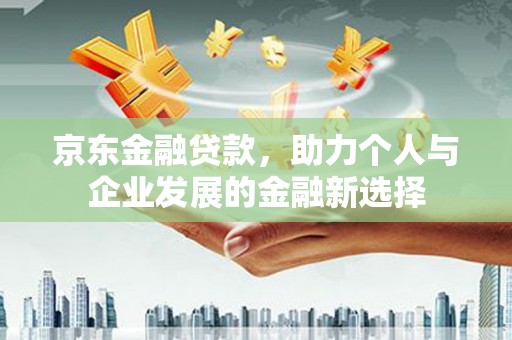 嵊州京东金融贷款，助力个人与企业发展的金融新选择