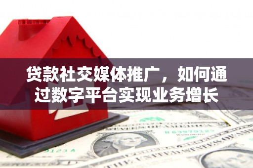 嵊州贷款社交媒体推广，如何通过数字平台实现业务增长