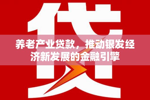 嵊州养老产业贷款，推动银发经济新发展的金融引擎