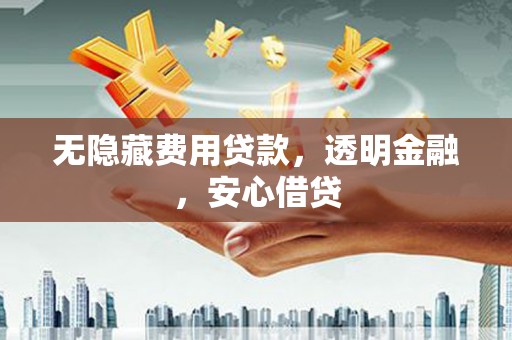 嵊州无隐藏费用贷款，透明金融，安心借贷