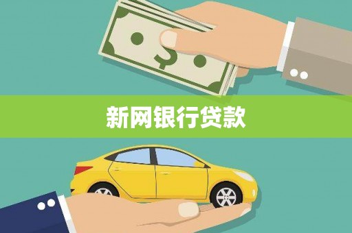 嵊州新网银行贷款