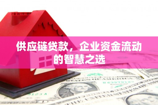 嵊州供应链贷款，企业资金流动的智慧之选