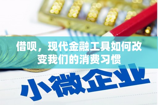 嵊州借呗，现代金融工具如何改变我们的消费习惯