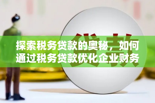嵊州探索税务贷款的奥秘，如何通过税务贷款优化企业财务