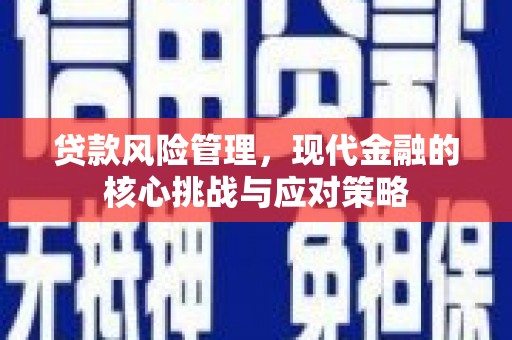 嵊州贷款风险管理，现代金融的核心挑战与应对策略
