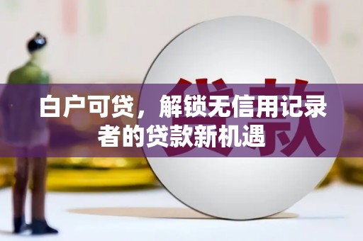 嵊州白户可贷，解锁无信用记录者的贷款新机遇