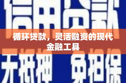 嵊州循环贷款，灵活融资的现代金融工具