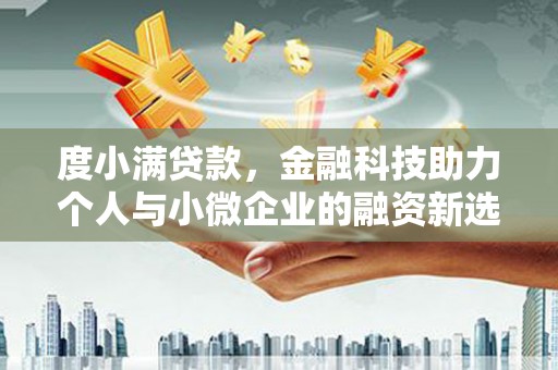 嵊州度小满贷款，金融科技助力个人与小微企业的融资新选择