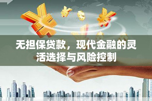 嵊州无担保贷款，现代金融的灵活选择与风险控制