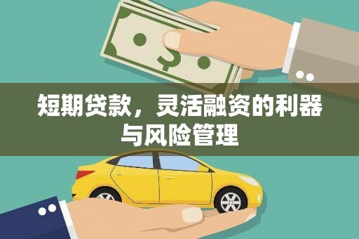 嵊州短期贷款，灵活融资的利器与风险管理