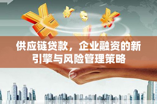 嵊州供应链贷款，企业融资的新引擎与风险管理策略