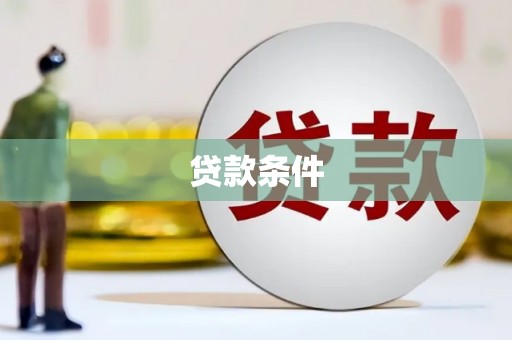 嵊州贷款条件