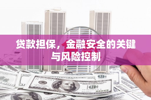 嵊州贷款担保，金融安全的关键与风险控制
