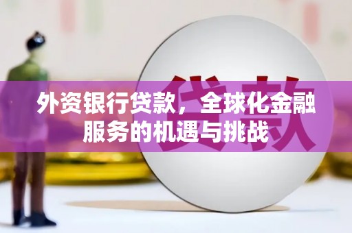 嵊州外资银行贷款，全球化金融服务的机遇与挑战
