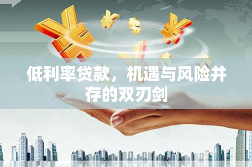 嵊州低利率贷款，机遇与风险并存的双刃剑